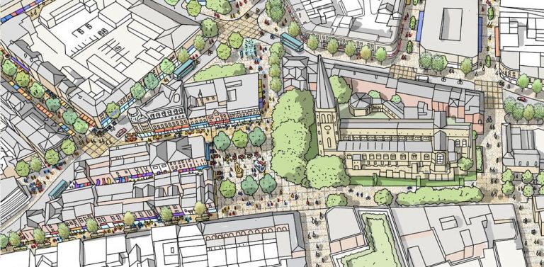 First stage of ambitious Wakefield city centre plan underway