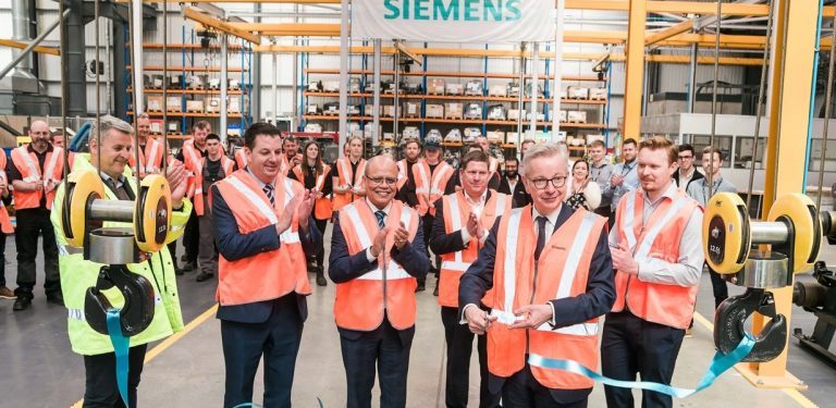 Minister opens Siemens £7m maintenance plant in Goole