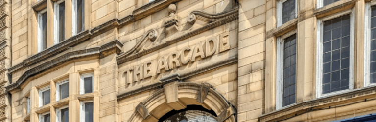 Construction work begins to restore and renovate Dewsbury Arcade