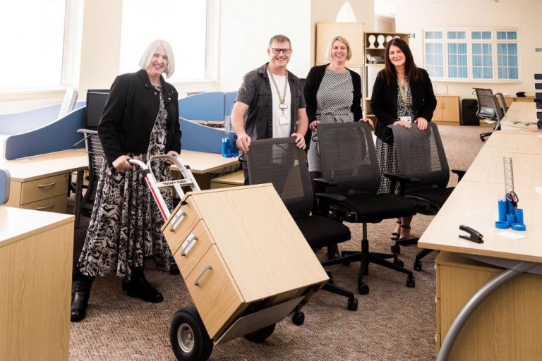 Professional services firm donates office furniture to St Andrew’s Hospice
