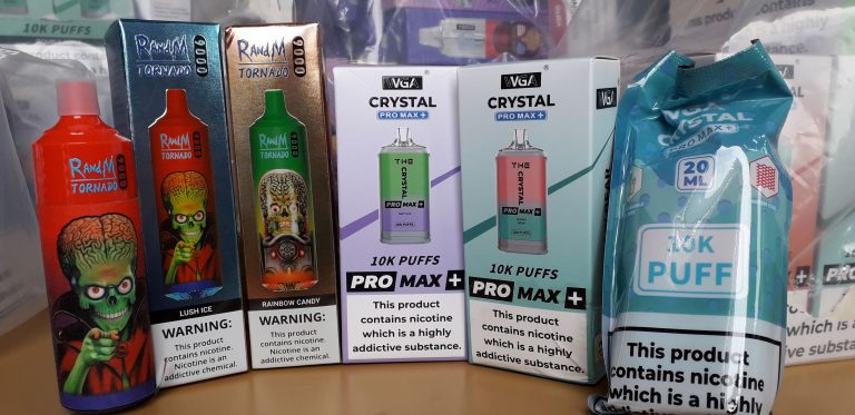 Illegal vape crackdown shuts 68 shops in Lincolnshire