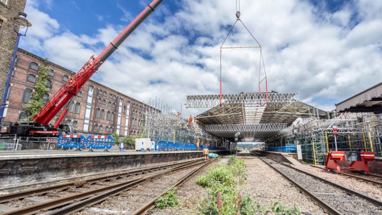 Huddersfield station’s historic upgrade continues