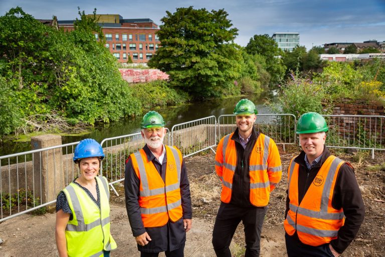 Works commence to support riverside development in Rotherham