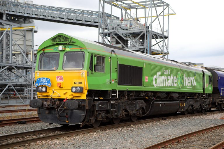 Rail operator switches Drax trains to run on vegetable oil