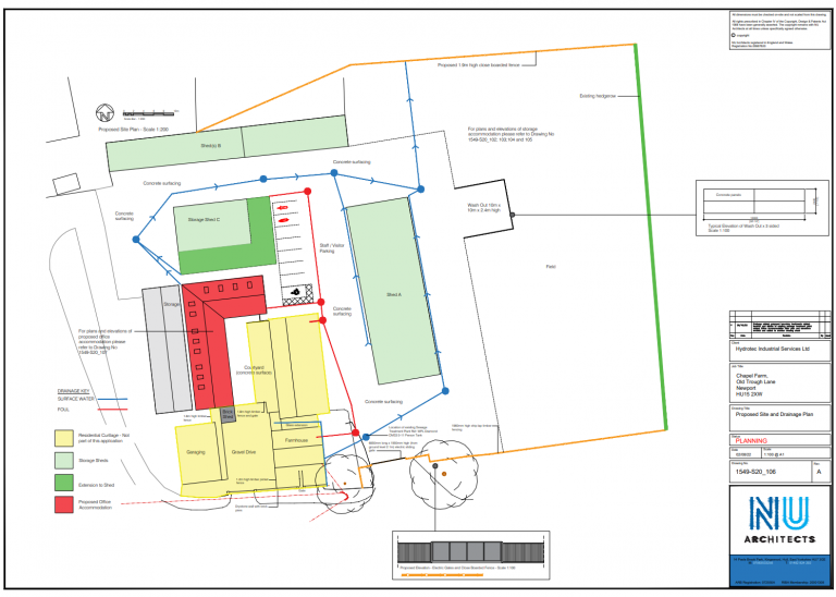 Planning consent secured for office and storage space at former pig farm