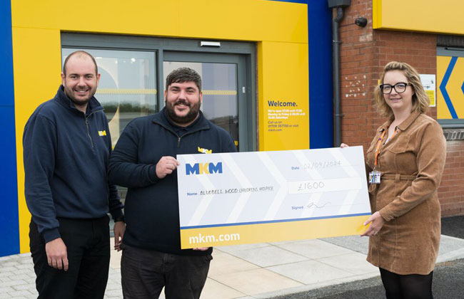 MKM’s new Rotherham branch opens with hospice donation