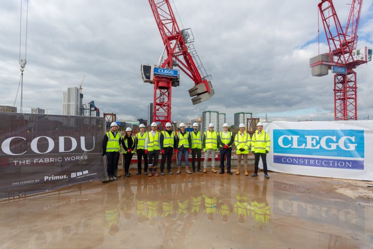 The Fabric Works tops out in Leeds