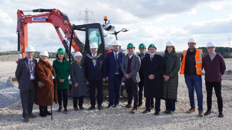 First spade in the ground at new sports facility