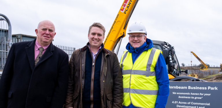 Work starts on Hornbeam Business Park in Horncastle